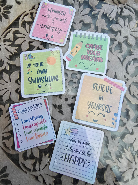 Positive Vibes Stickers Style 3