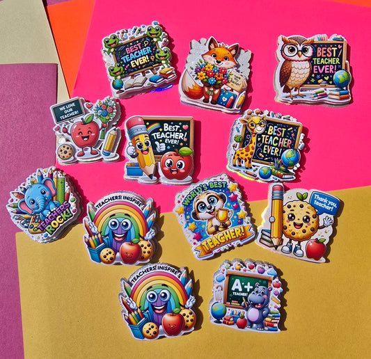 Teachers Cupcake Toppers