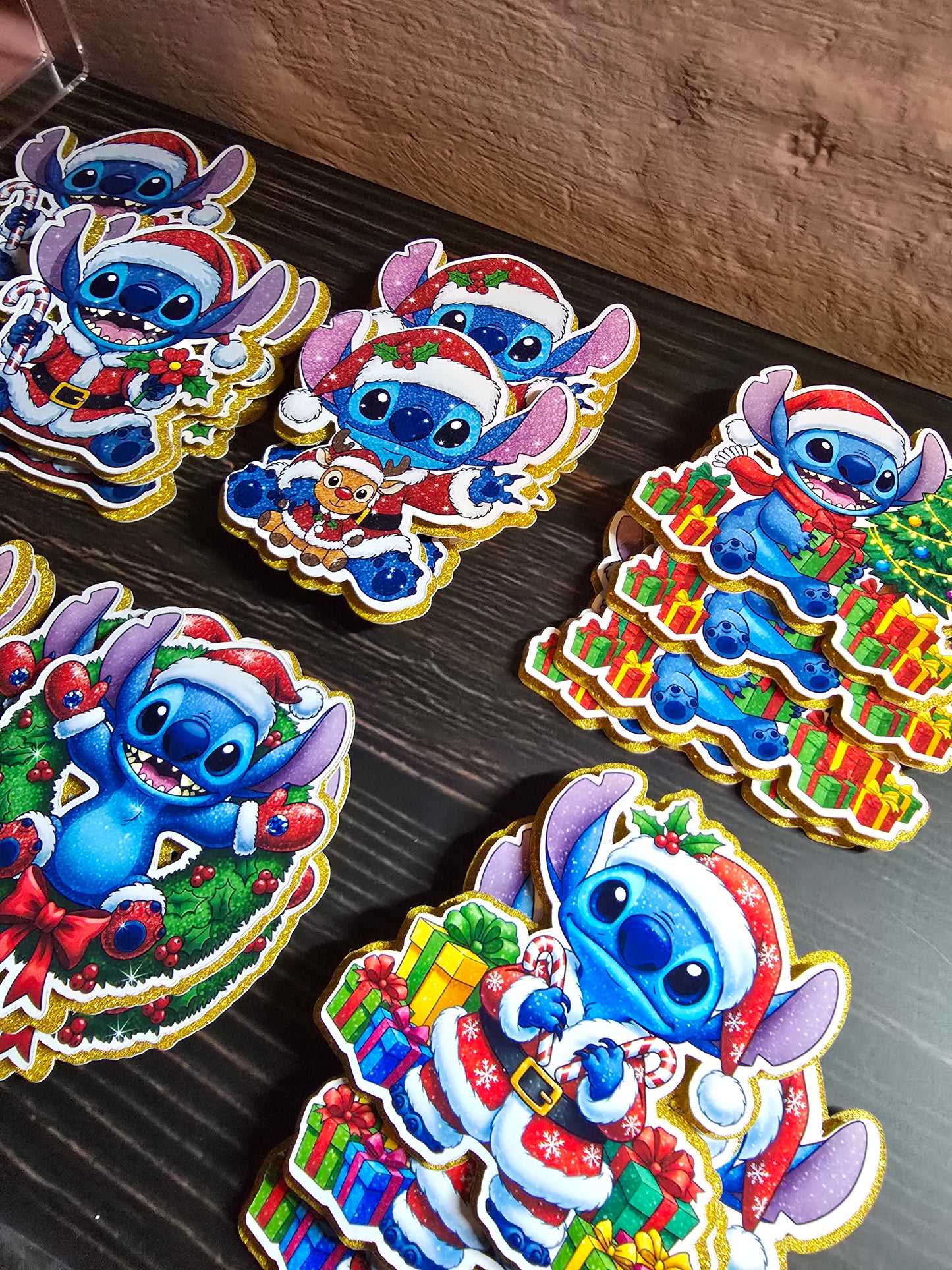 Christmas Stitch Cupcake Toppers