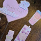 Glam Girl Cake Topper Set - Personalised Name & Age - Makeup Theme Birthday Cake Decorations