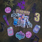 Personalised Pop Star Cake Topper Set – Custom Name & Age Birthday Decorations – Music Party Theme