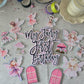 Fairy Cake Topper Set – My Fairy First Birthday Cake Decorations – Pink Fairy Party Cake Toppers – Fairy Theme Birthday