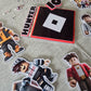Personalised Gaming Avatar Cake Topper Set – Custom Name & Age Birthday Decorations – Gamer Party Theme