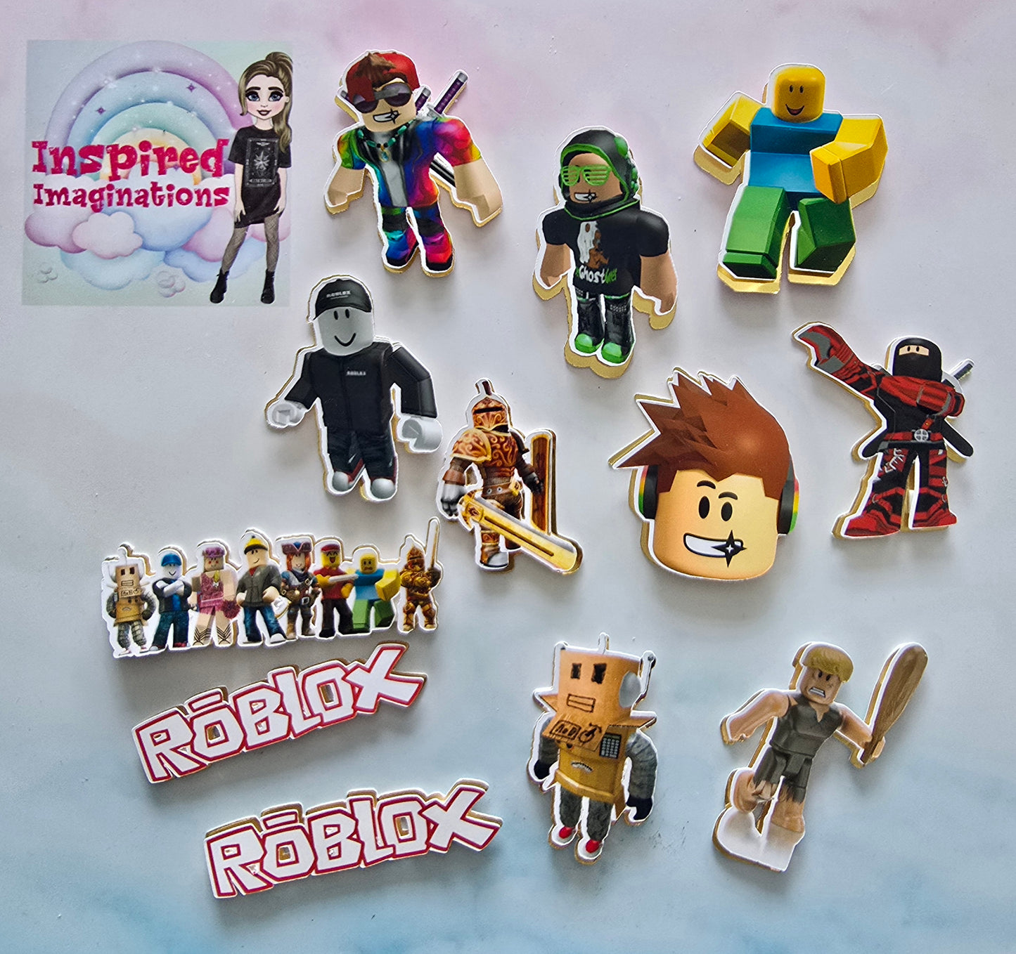 Roblox Cupcake Toppers