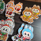 Christmas Labubu Cupcake Toppers