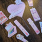 Glam Girl Cake Topper Set - Personalised Name & Age - Makeup Theme Birthday Cake Decorations