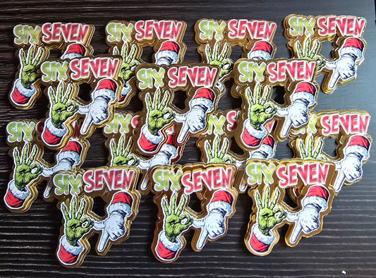 Christmas 6 7 Cupcake Toppers