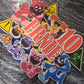 Cartoon Hazard Birthday Cake Topper - Personalised Name & Age - Kids Fun Character Party Decorations