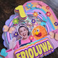 Personalised Ms Rachel Cake Topper – Rainbow 1st Birthday Cake Topper – Custom Name Birthday Cake Decoration