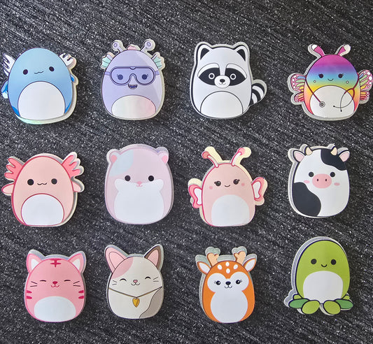 Cute Kawaii Animal Inspired Cupcake Topper Set 🩷✨