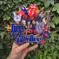Rolling Stones Cake Topper