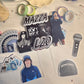 Personalised Rap Music Birthday Cake Topper Set – Hip Hop Theme Cake Decorations – Custom Name & Age Cake Topper