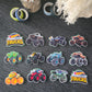 Monster Truck Racing Cupcake Topper Set 🚛🔥