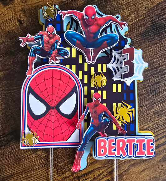 Spider Man Cake Topper