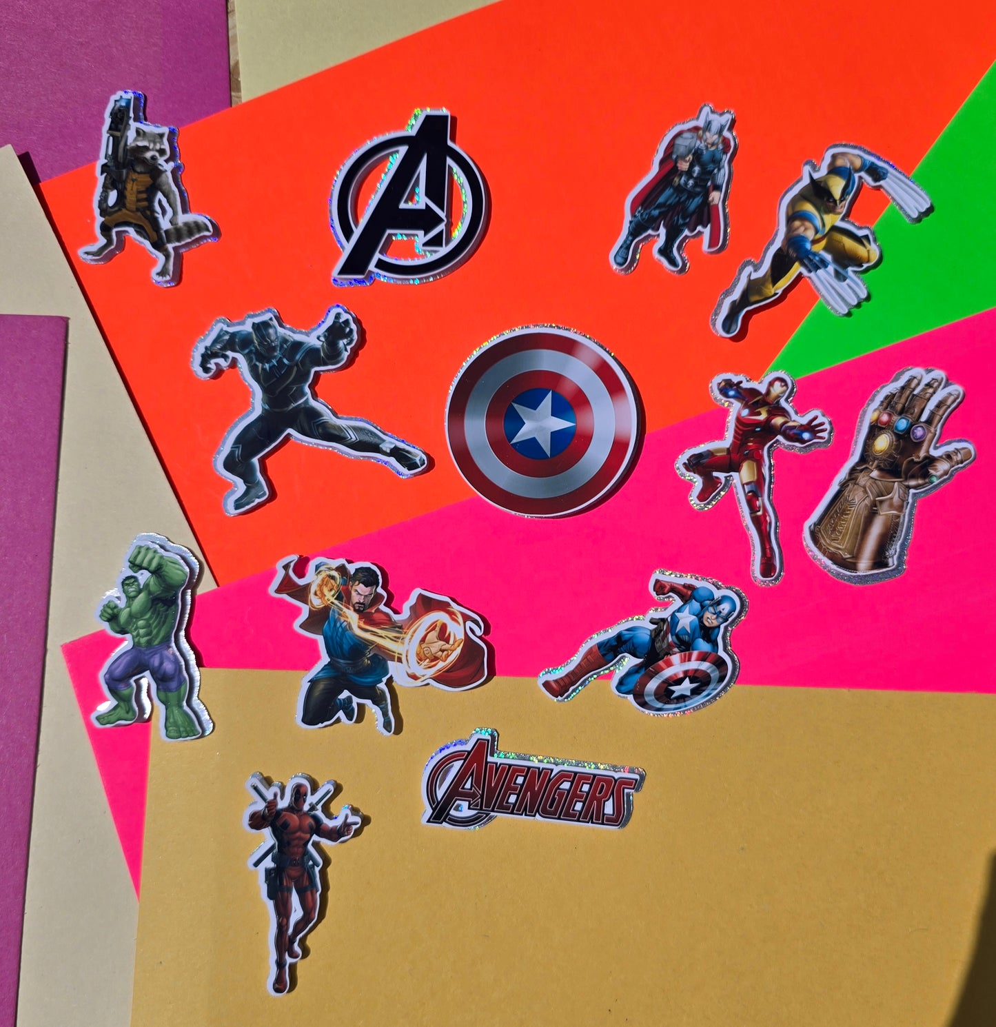 Avengers Cupcake Toppers