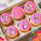 Easter Bunny Edible Cupcake Toppers – 12 Cute Bunny Cupcake Decorations – Icing Sheet or Rice Paper Edible Cake Toppers