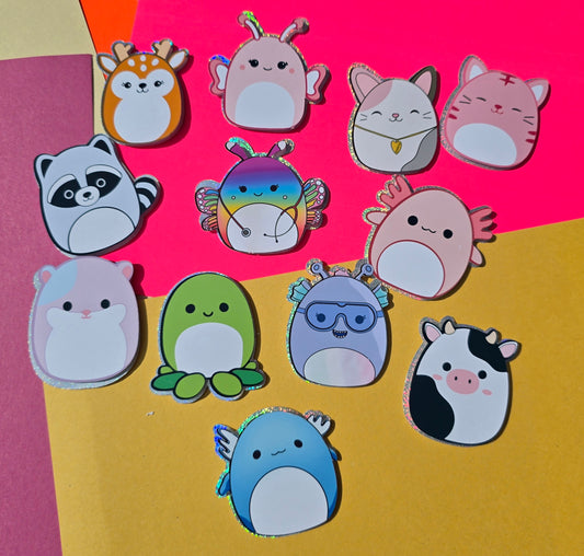 Squishmallow Cupcake Toppers