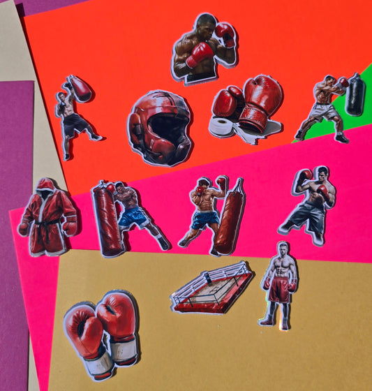 Boxing Cupcake Toppers