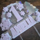 Winter ONE Birthday Cake Topper - Personalised Name & Age - Snowflake First Birthday Decorations