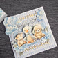Personalised Baby Card in a Box – Name & Age / New Baby Keepsake Card