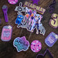Personalised Pop Star Cake Topper Set – Custom Name & Age Birthday Decorations – Music Party Theme
