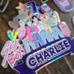 K-Pop Style Cake Topper Set - Personalised Name & Age - Music Idol Birthday Cake Decorations