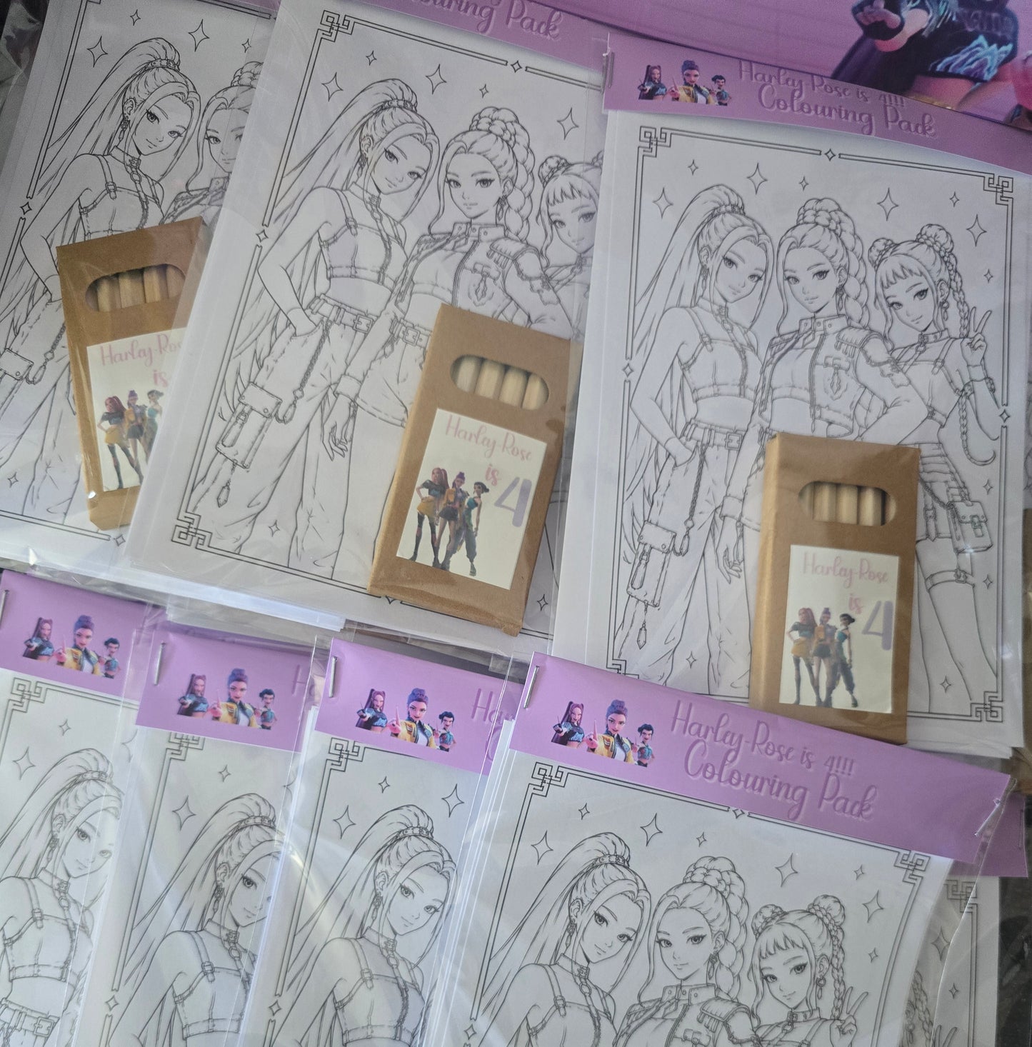 Personalised Colouring Pack - Birthday Party Activity Pack