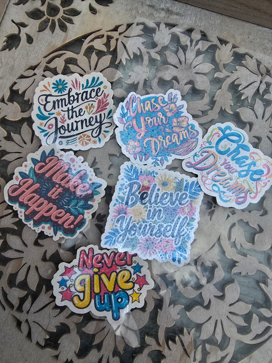 Positive Vibes Stickers Set 1