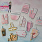 Girls Favourites Cupcake Toppers