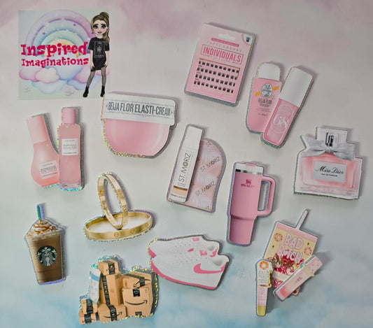 Girls Favourites Cupcake Toppers