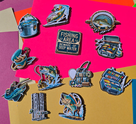 Fishing Cupcake Toppers