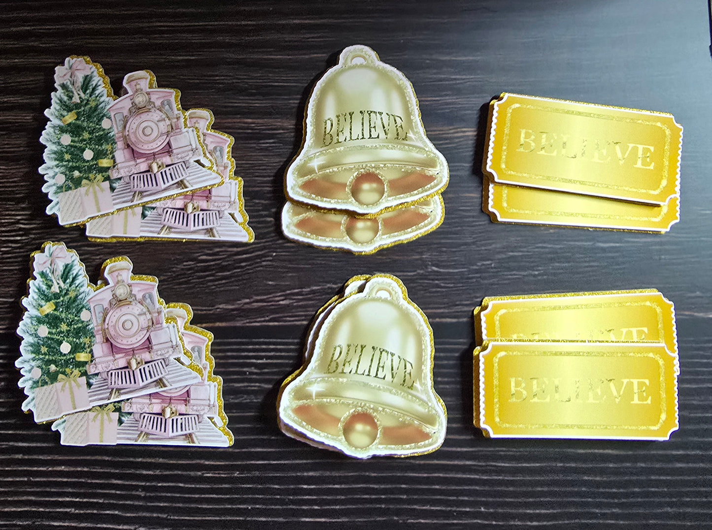 Pink Train Express Cupcake set