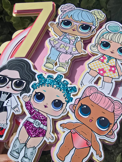 Dolls Cake Topper