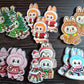 Christmas Labubu Cupcake Toppers