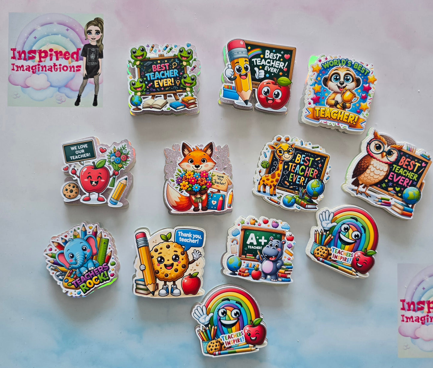 Teachers Cupcake Toppers