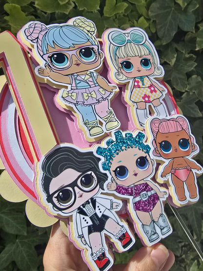 Dolls Cake Topper