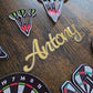 Personalised Darts Cake Topper Set – Custom Name & Age Dartboard Birthday Cake Decorations – Darts Theme Party Cake Toppers