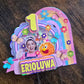 Personalised Ms Rachel Cake Topper – Rainbow 1st Birthday Cake Topper – Custom Name Birthday Cake Decoration