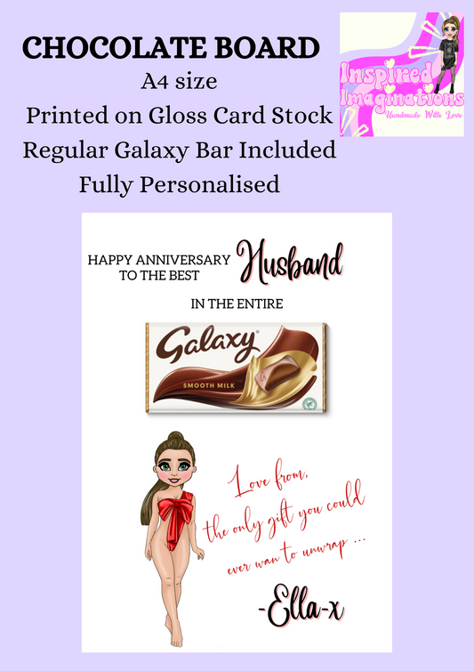 Anniversary Husband Chocolate Board