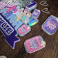 K-Pop Style Cake Topper Set - Personalised Name & Age - Music Idol Birthday Cake Decorations