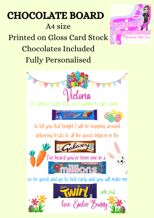 Easter Style 1 Chocolate Board