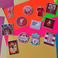 Red Football Cupcake Toppers