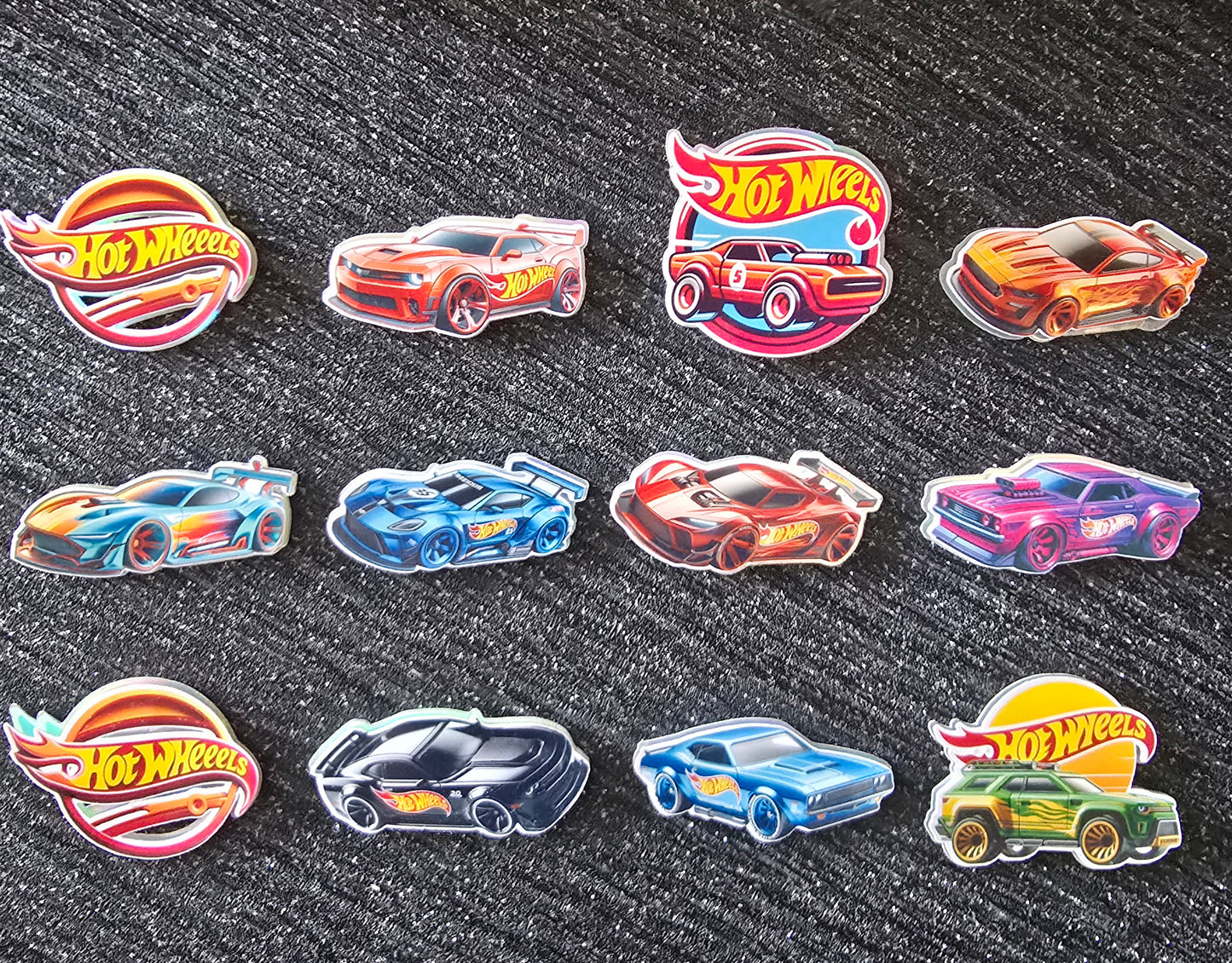 Hot Wheels Theme Cupcake Topper Set 🏎️🔥