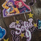 Personalised Pop Idol Cake Topper Set – Custom Name & Age Music Birthday Decoration – Pop Star Party Cake Decor