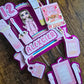 Pamper Party Cake Topper Set - Personalised Name & Age - Sleepover Birthday Cake Decorations