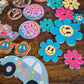 Hippy Cake Toppers Set