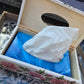 Pink Flowers Tissue Box