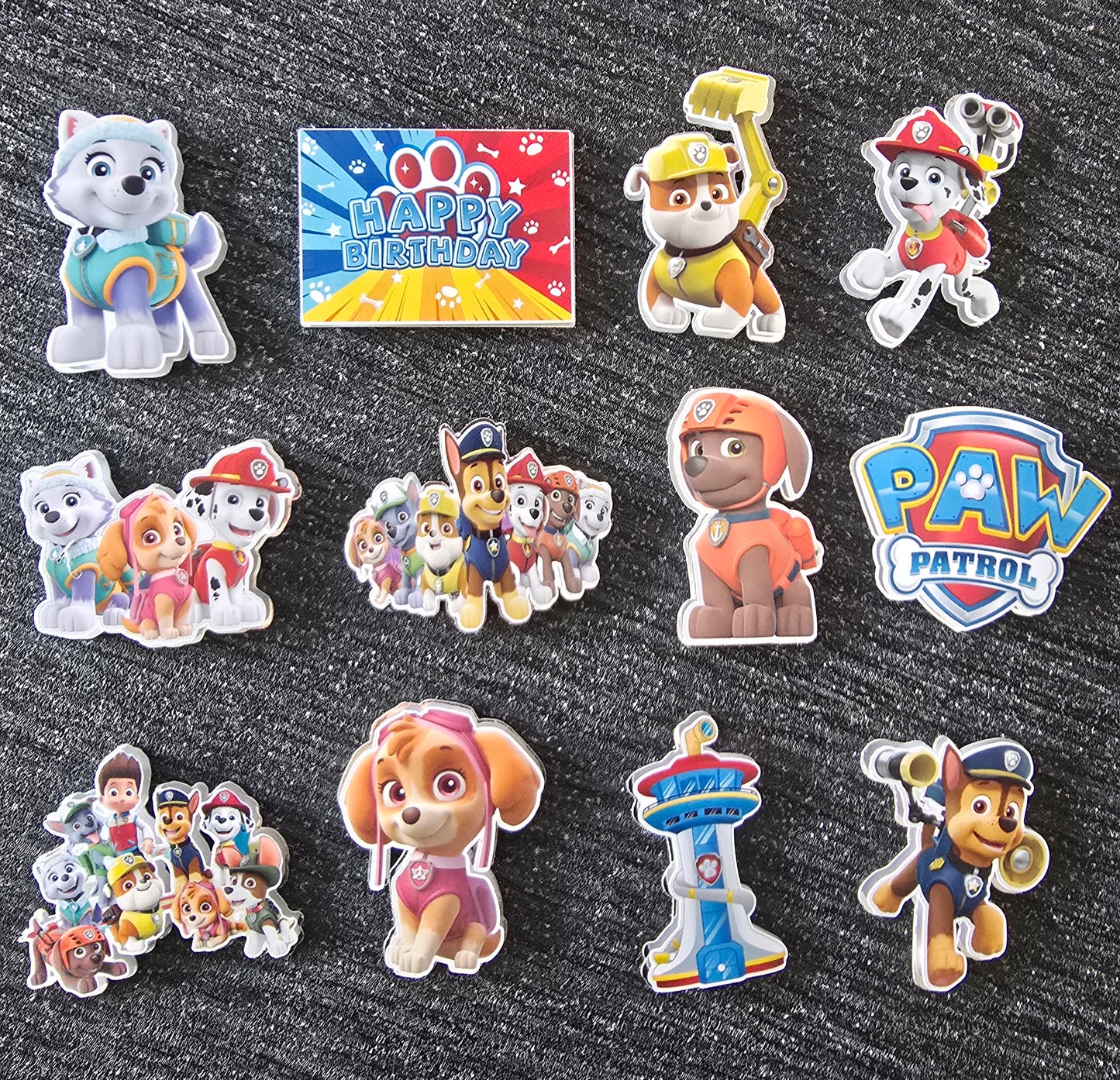 Rescue Pup Adventure Cupcake Topper Set 🐾✨