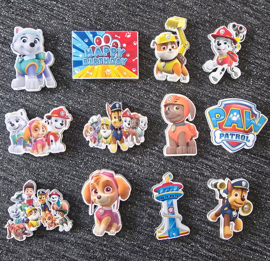 Rescue Pup Adventure Cupcake Topper Set 🐾✨
