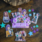 Kpop Cake Topper with Lights